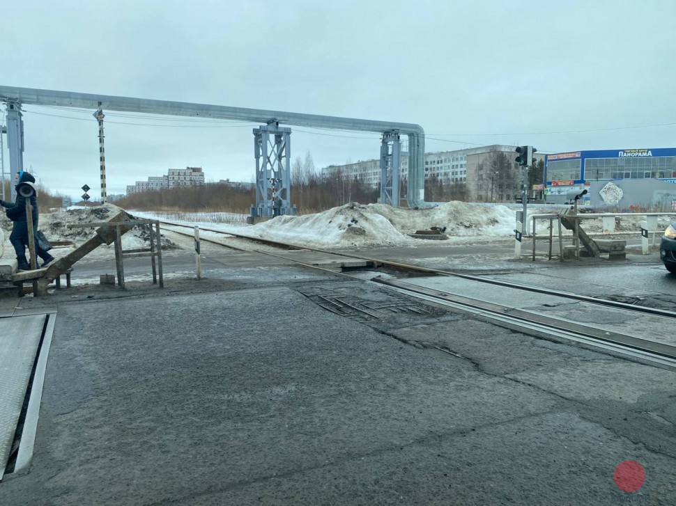 В соцсетях обсуждают состояние ж/д переезда на Морском проспекте в Северодвинске